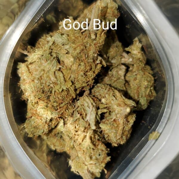 God Bud strain THC medical marijuana Cannabis weed bud delivery dispensary Mississauga GTA Oakville Kitchener Cambridge Waterloo Ontario