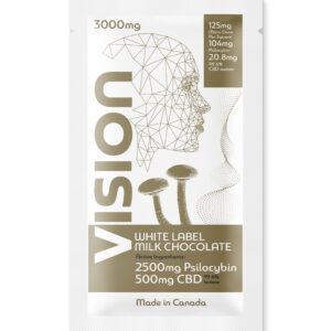 Vision White Label Milk Chocolate 3000mg